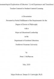 Dissertation cover
