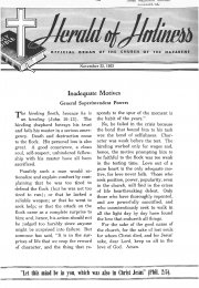 Title Page of Herald of Holiness - November 25, 1953