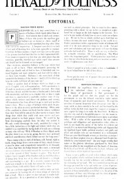 Title Page of Herald of Holiness - November 6, 1912