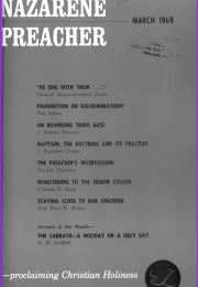 Cover of "The Nazarene Preacher"