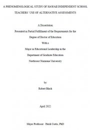 Dissertation cover