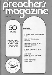 Title Page of Preacher's Magazine