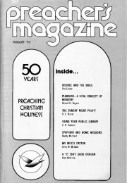 Title Page of Preacher's Magazine