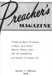 Title Page of Preacher's Magazine