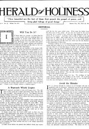 Title Page of Herald of Holiness - June 20, 1917