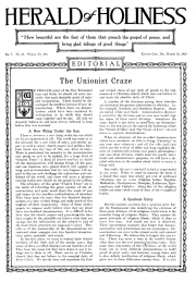 Title Page of Herald of Holiness - March 26, 1919
