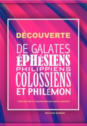 Decouverte de Galates Ephesiens Philippiens Colossiens et Philemon
