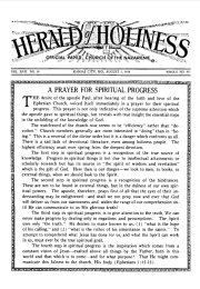Front page of Herald of Holiness - August 1, 1928