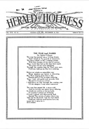 Front page of Herald of Holiness - December 26, 1928