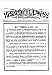 Front page of Herald of Holiness - December 11, 1929