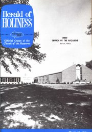 Herald of Holiness - March 13, 1963