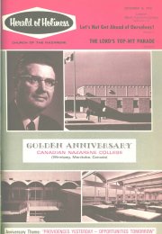 Herald of Holiness - September 16, 1970