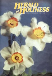 Herald of Holiness - April 1, 1986