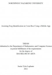 Assisting Frog Identification in Costa Rica Using a Mobile App