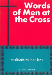 Words of Men at the Cross