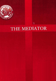 The Mediator - Volume 3 Issue 1 October 2001