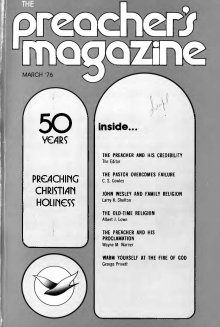 Title Page of Preacher's Magazine