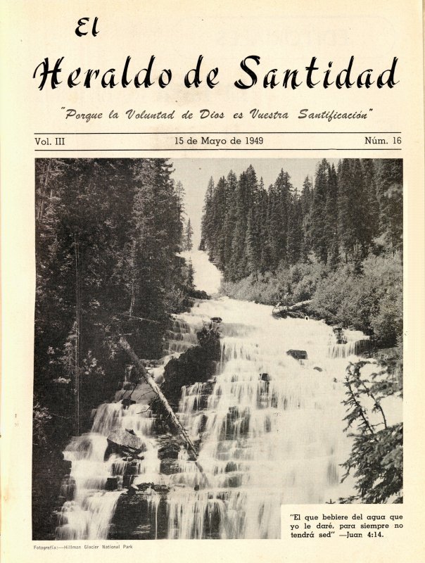 Portada: El que bebiere del agua que yo le daré, Juan 14:14