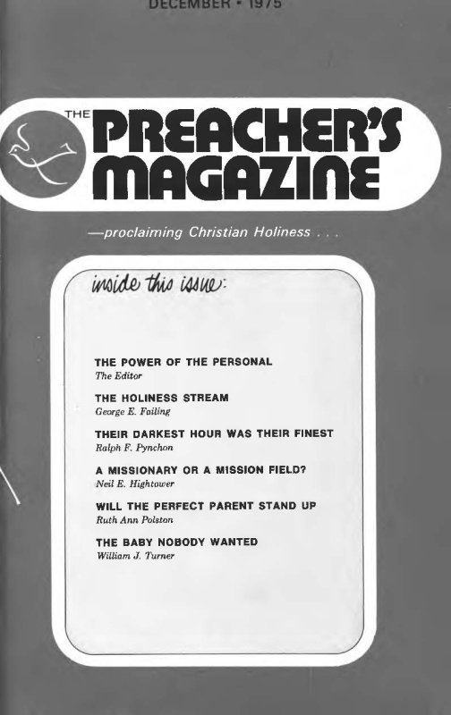 Title Page of Preacher's Magazine