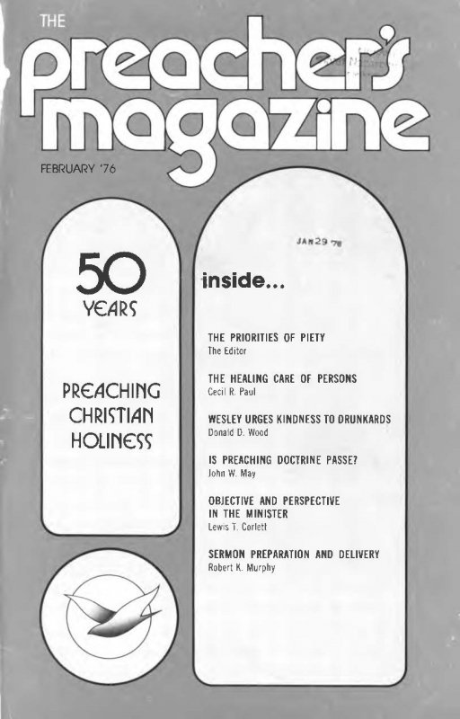 Title Page of Preacher's Magazine
