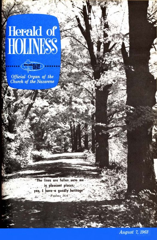 Herald of Holiness - August 7, 1963