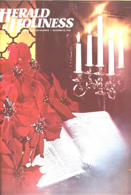 Herald of Holiness - December 15, 1978